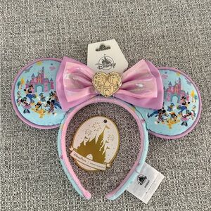 NWT Disney Parks Stoney Clover X Disneyland 70th Anniversary Ears Headband